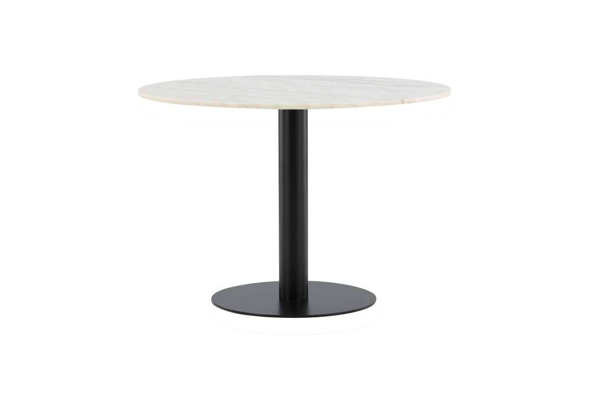 Estelle rundt spisebord - Ø106 cm - sort, hvid - billede 2
