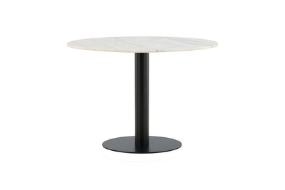 Estelle rundt spisebord - Ø106 cm - sort, hvid - billede 3