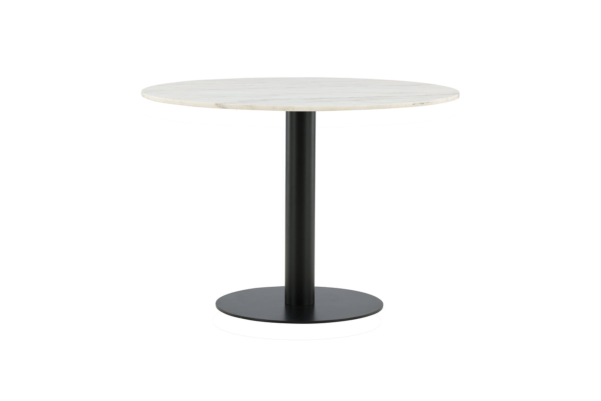 Estelle rundt spisebord - Ø106 cm - sort, hvid - billede 6