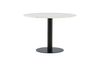 Estelle rundt spisebord - Ø106 cm - sort, hvid - billede 6