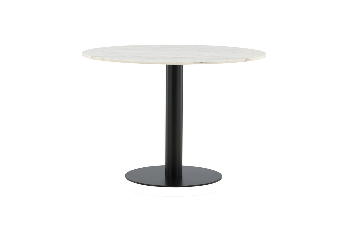 Estelle rundt spisebord - Ø106 cm - sort, hvid - billede 7