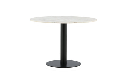 Estelle rundt spisebord - Ø106 cm - sort, hvid - billede 8