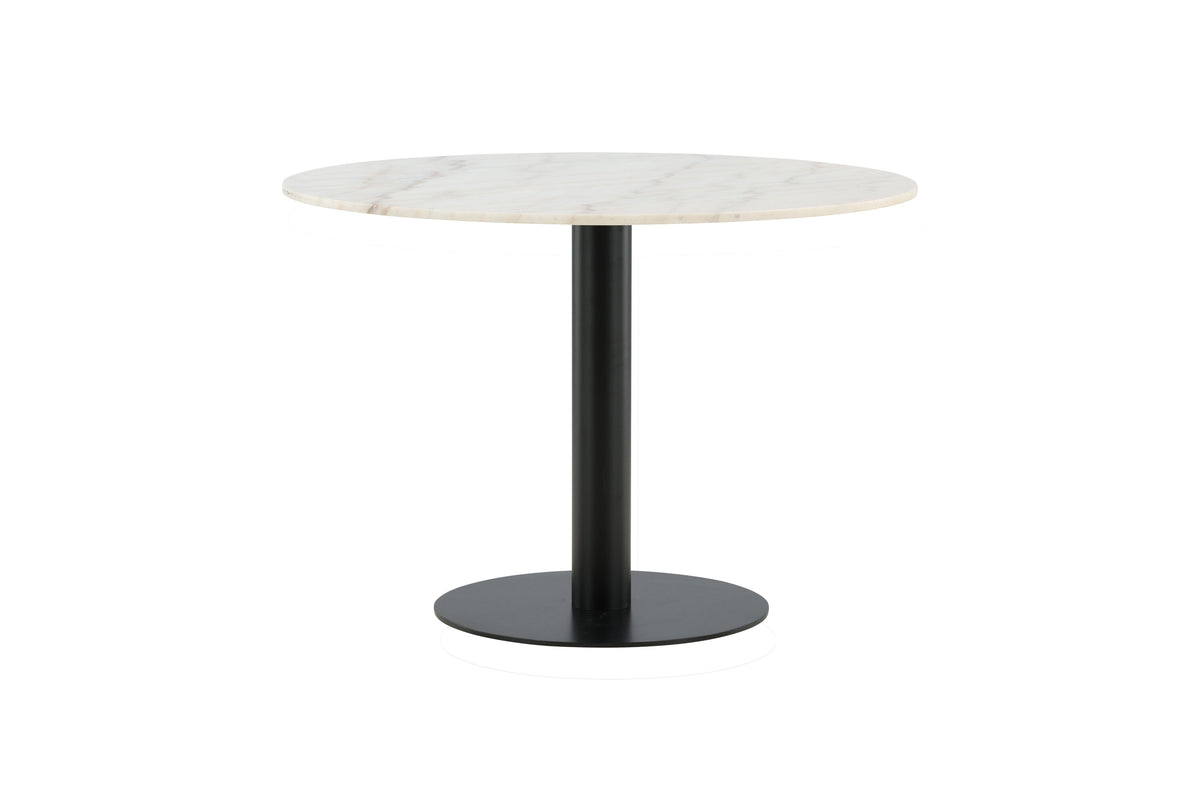 Estelle rundt spisebord - Ø106 cm - sort, hvid - billede 10