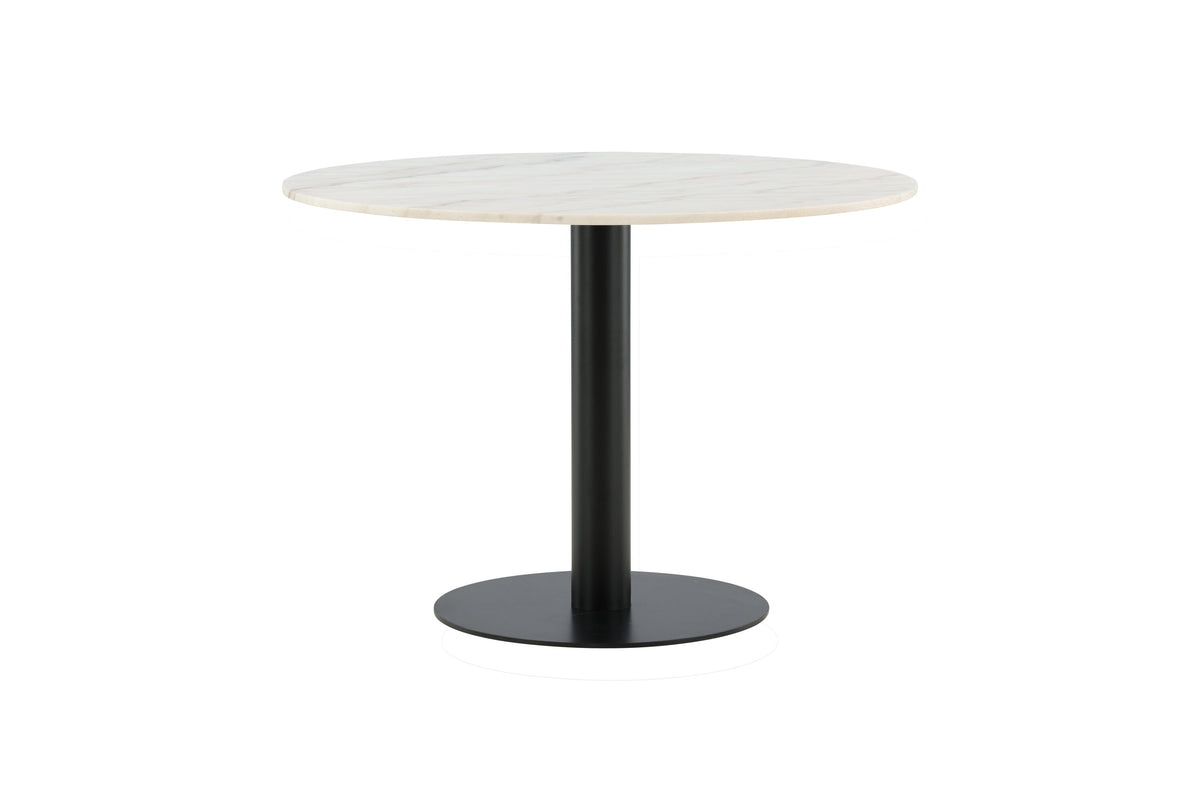 Estelle rundt spisebord - Ø106 cm - sort, hvid - billede 11
