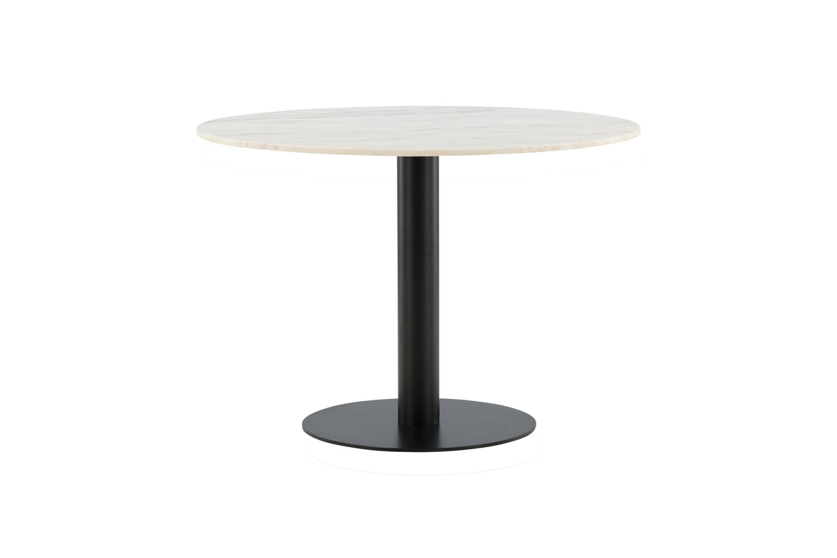 Estelle rundt spisebord - Ø106 cm - sort, hvid - billede 12