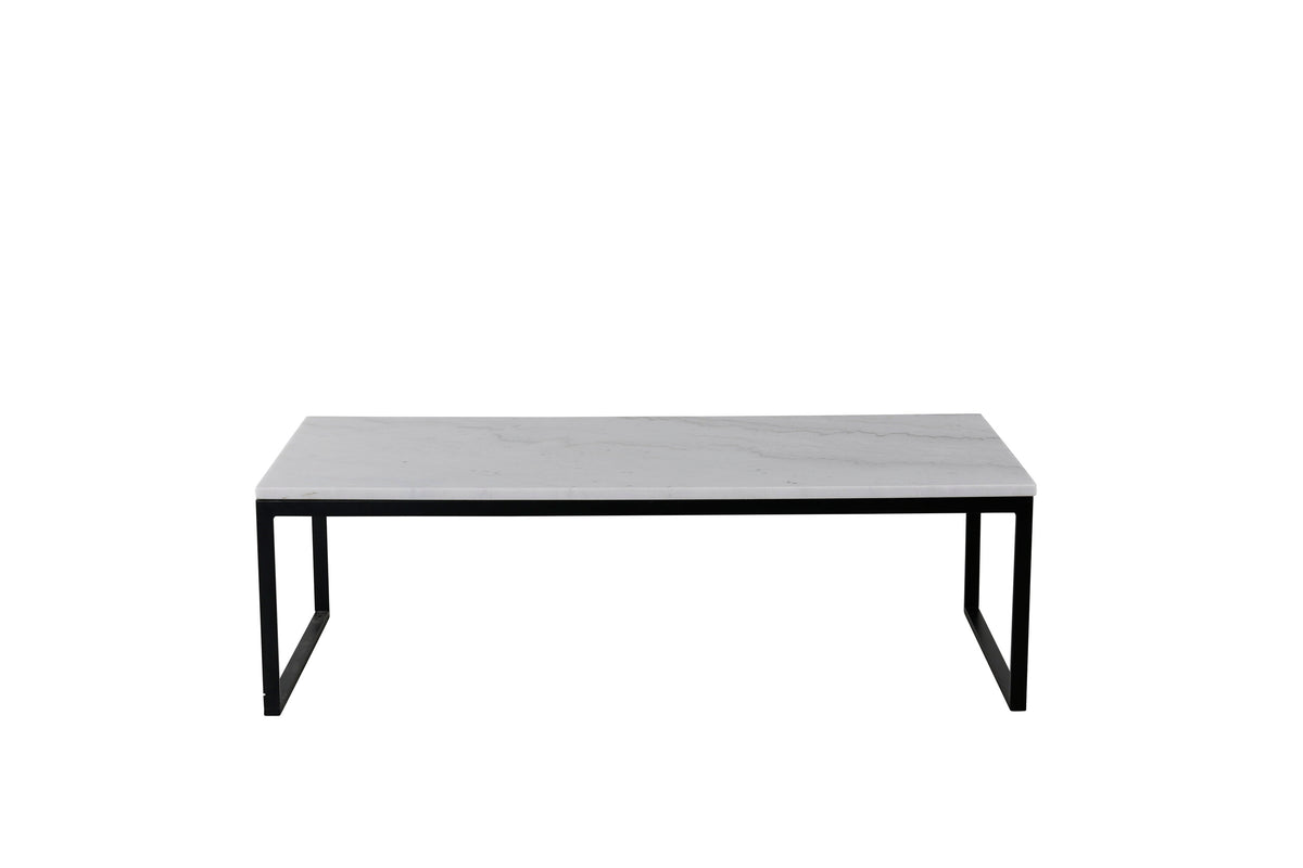 Estelle sofabord - 120 × 60 cm - sort, hvid - billede 2