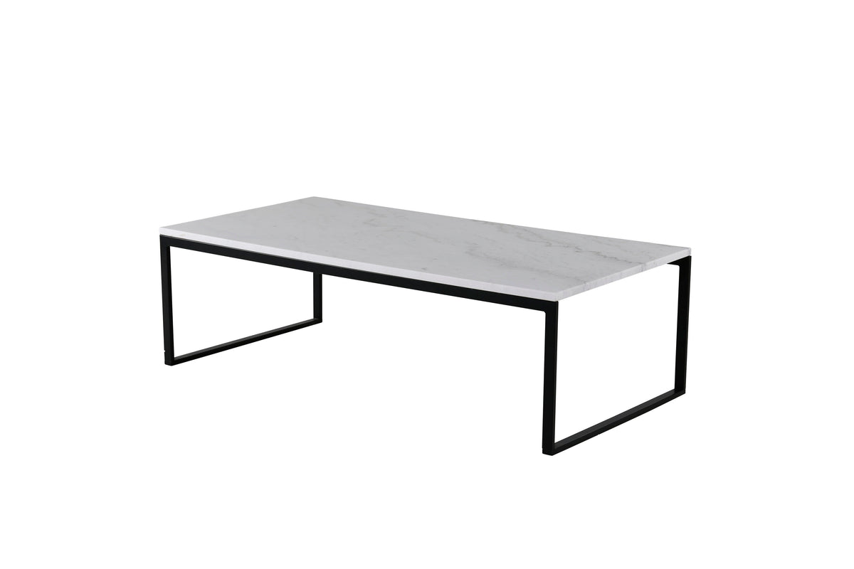 Estelle sofabord - 120 × 60 cm - sort, hvid - billede 3