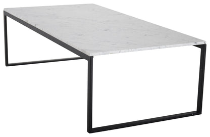 Estelle sofabord - 120 × 60 cm - sort, hvid - billede 6