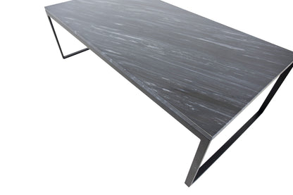 Estelle sofabord - 120 × 60 cm - grå, sort - billede 1