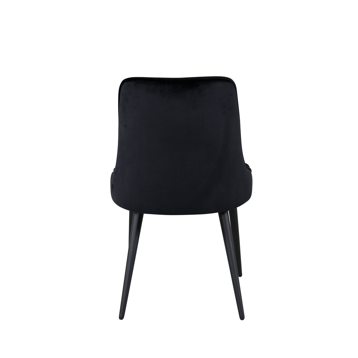 Velvet Deluxe spisebordsstole - sort - 2 stk. - billede 13