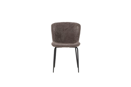 Modesto spisebordsstole - sort, brun - 2 stk. - billede 1
