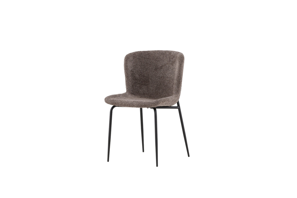 Modesto spisebordsstole - sort, brun - 2 stk. - billede 3