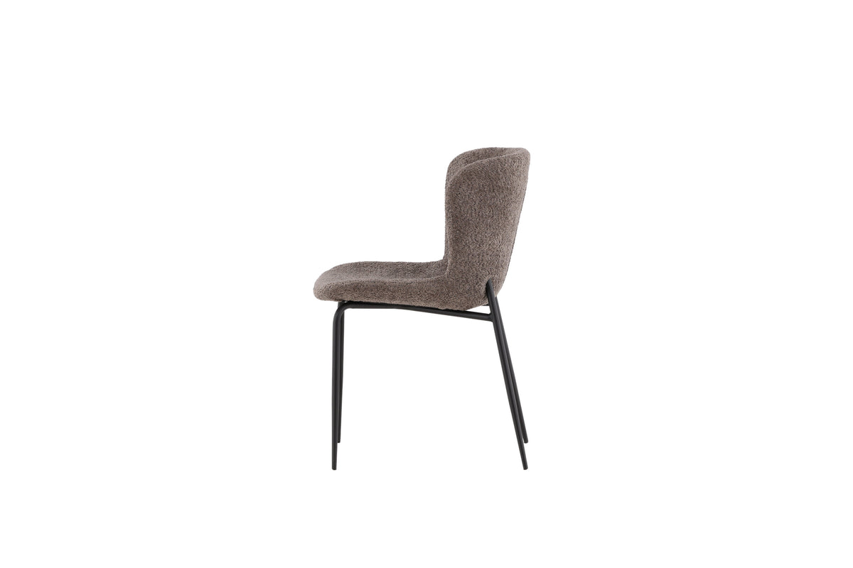 Modesto spisebordsstole - sort, brun - 2 stk. - billede 5
