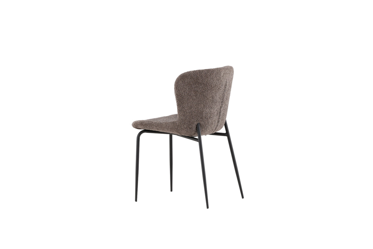 Modesto spisebordsstole - sort, brun - 2 stk. - billede 6