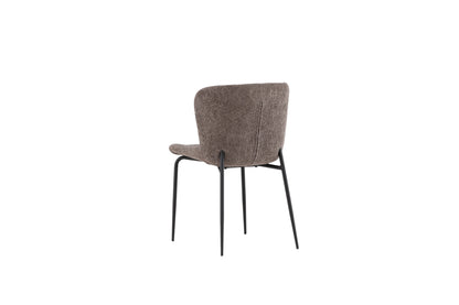 Modesto spisebordsstole - sort, brun - 2 stk. - billede 7