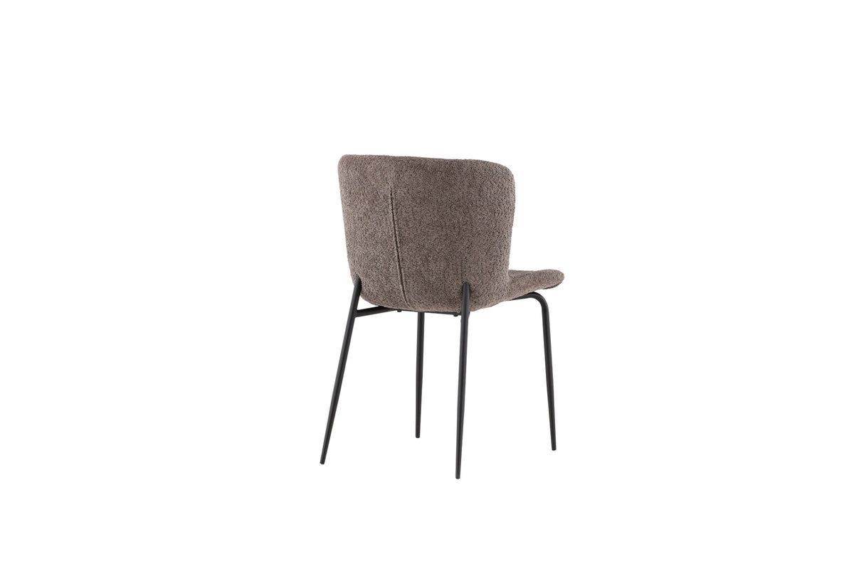Modesto spisebordsstole - sort, brun - 2 stk. - billede 9