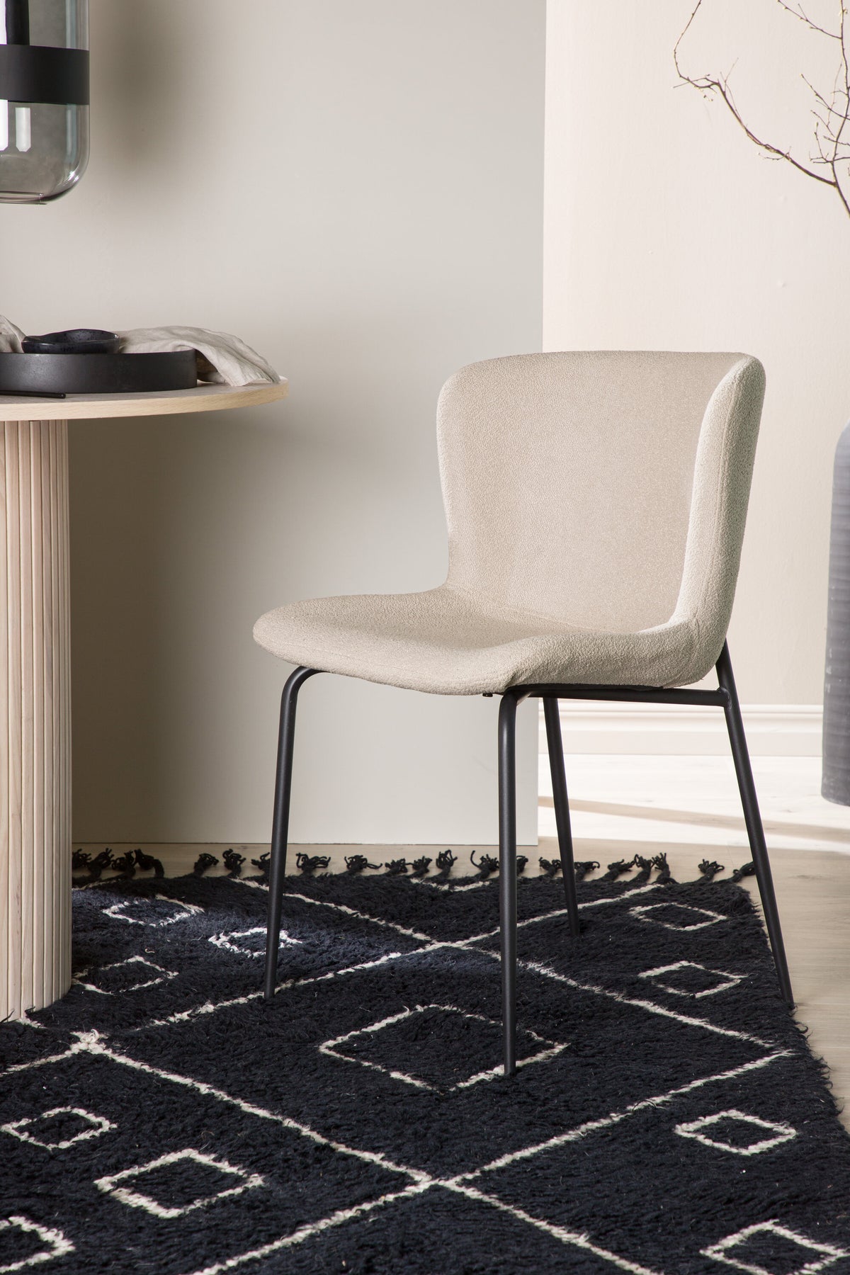 Modesto spisebordsstole - beige, sort - 2 stk. - billede 18