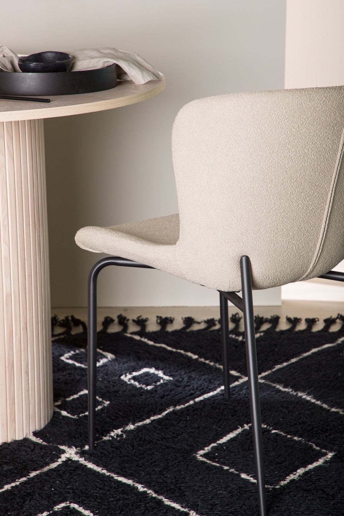 Modesto spisebordsstole - beige, sort - 2 stk. - billede 19
