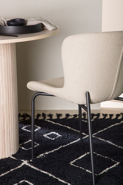 Modesto spisebordsstole - beige, sort - 2 stk. - billede 19