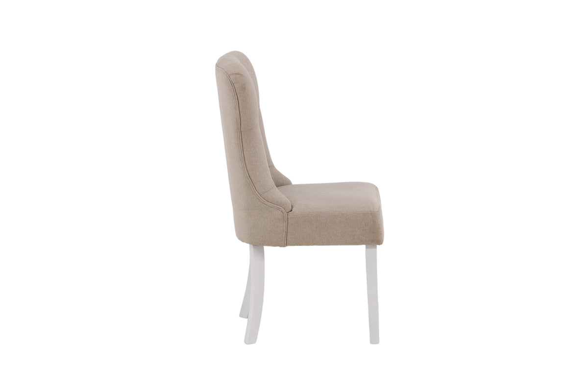 Vista spisebordsstole - beige, hvid - 2 stk. - billede 11