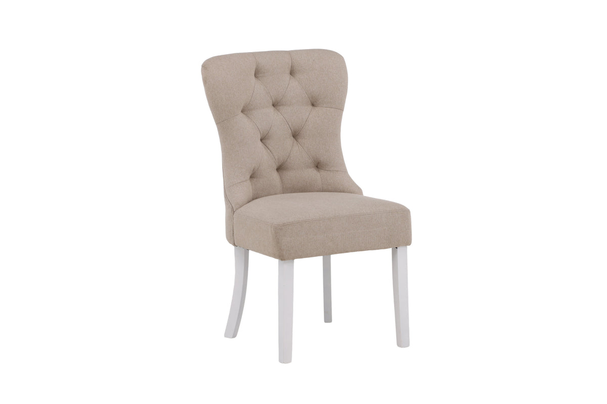 Vista spisebordsstole - beige, hvid - 2 stk. - billede 13