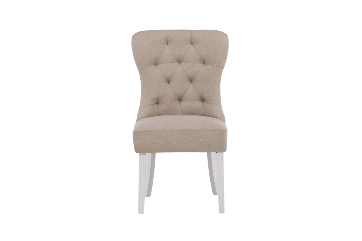 Vista spisebordsstole - beige, hvid - 2 stk. - billede 2