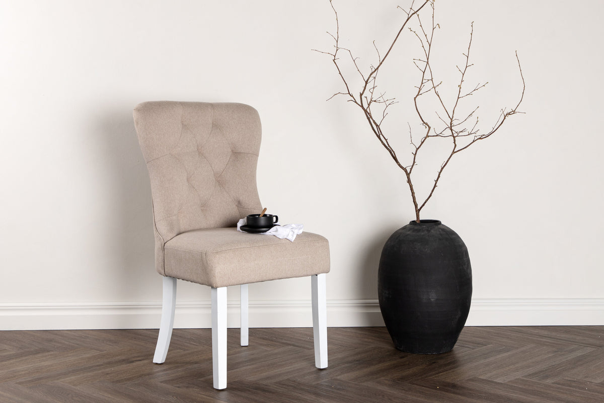 Vista spisebordsstole - beige, hvid - 2 stk. - billede 14