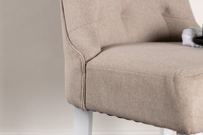 Vista spisebordsstole - beige, hvid - 2 stk. - billede 15