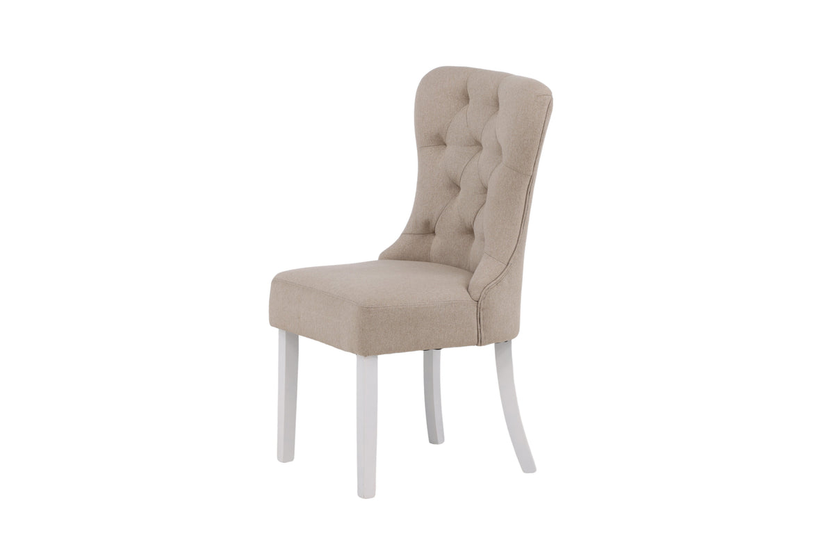 Vista spisebordsstole - beige, hvid - 2 stk. - billede 4