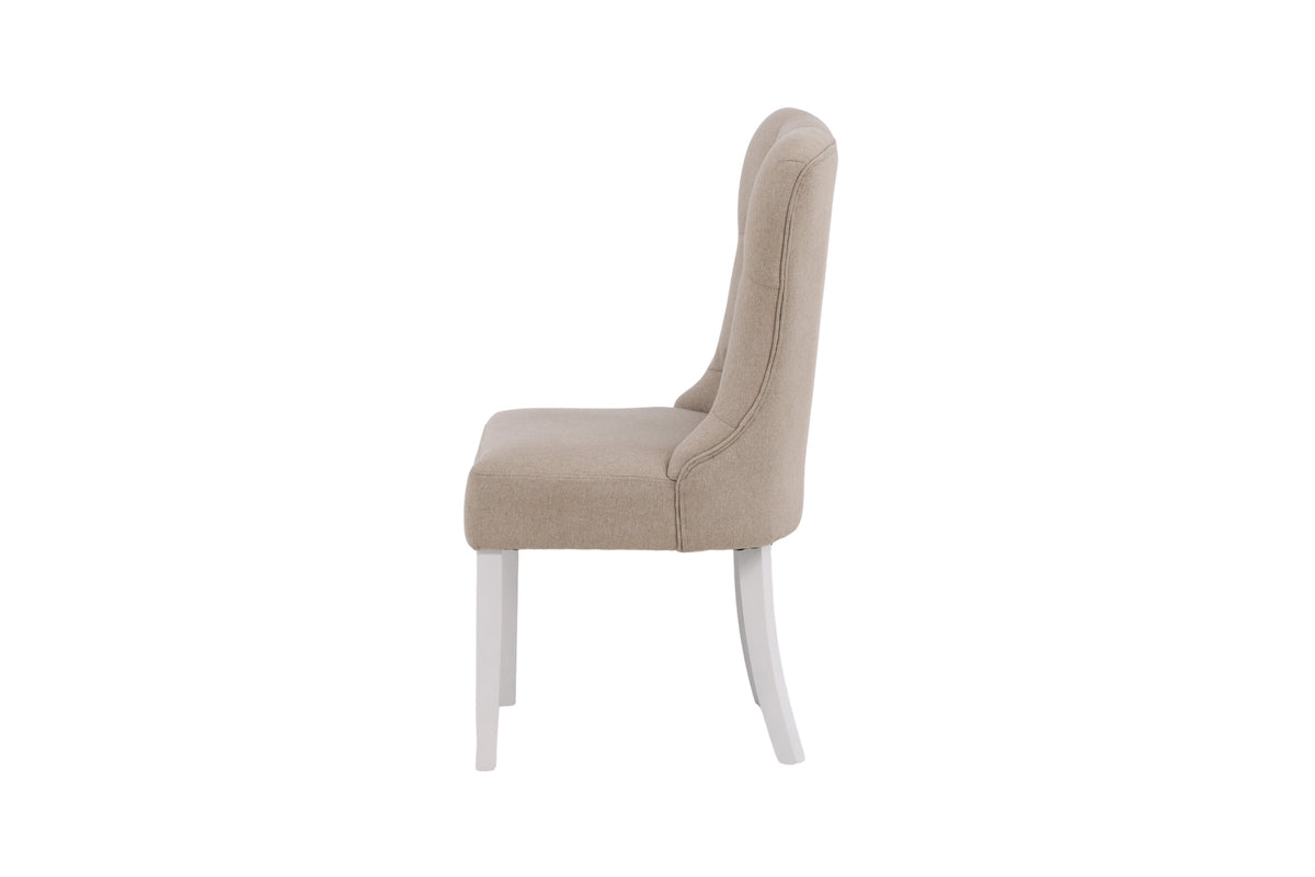 Vista spisebordsstole - beige, hvid - 2 stk. - billede 5