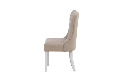 Vista spisebordsstole - beige, hvid - 2 stk. - billede 5