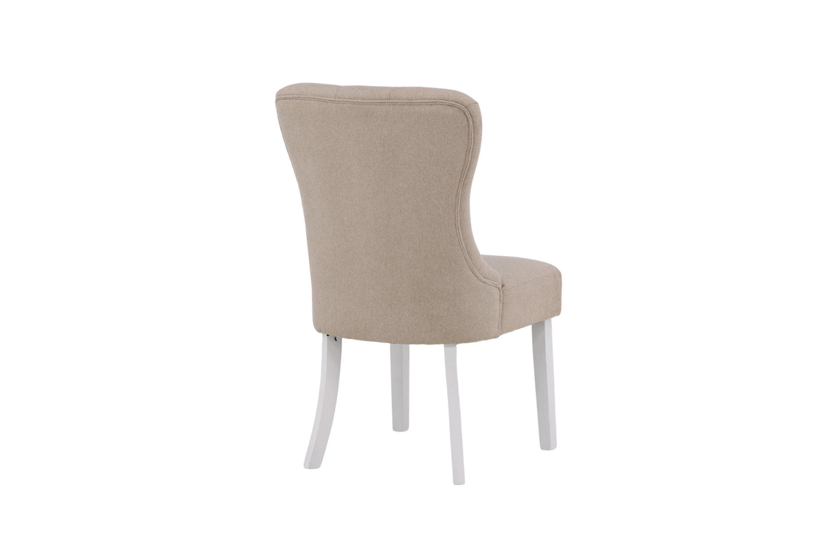 Vista spisebordsstole - beige, hvid - 2 stk. - billede 9