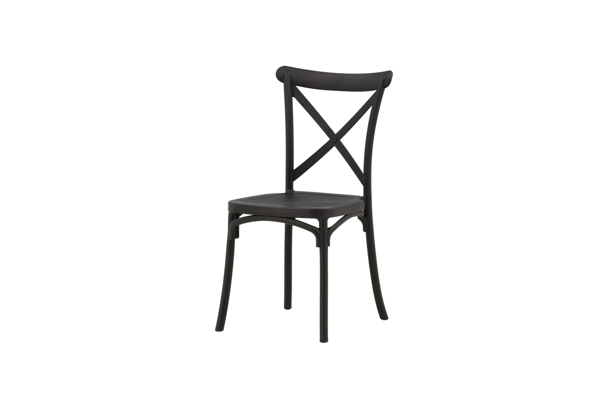 Crosett spisebordsstole - sort - 2 stk. - billede 3