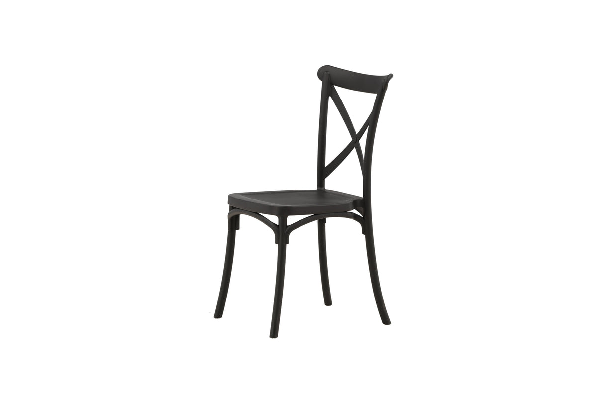 Crosett spisebordsstole - sort - 2 stk. - billede 4