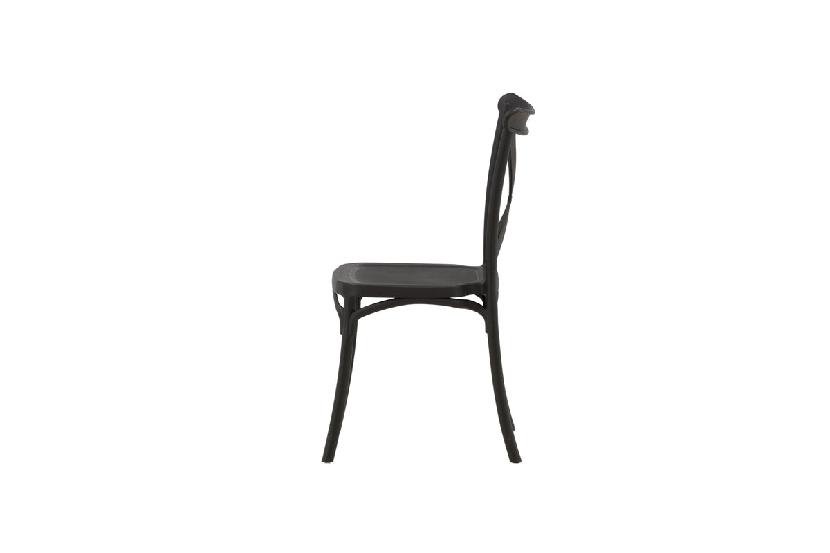 Crosett spisebordsstole - sort - 2 stk. - billede 5