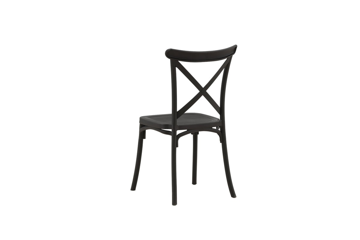Crosett spisebordsstole - sort - 2 stk. - billede 7