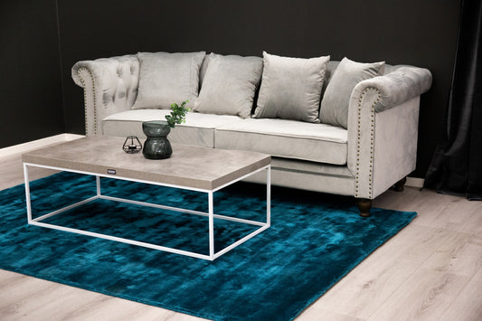 Velvet 3-Pers Sofa Lys Grå
