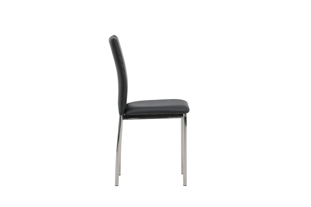 Lily Spisebordsstol 2-stk Sort