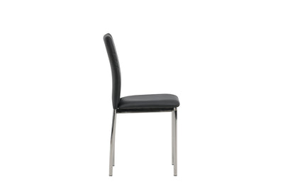 Lily Spisebordsstol 2-stk Sort