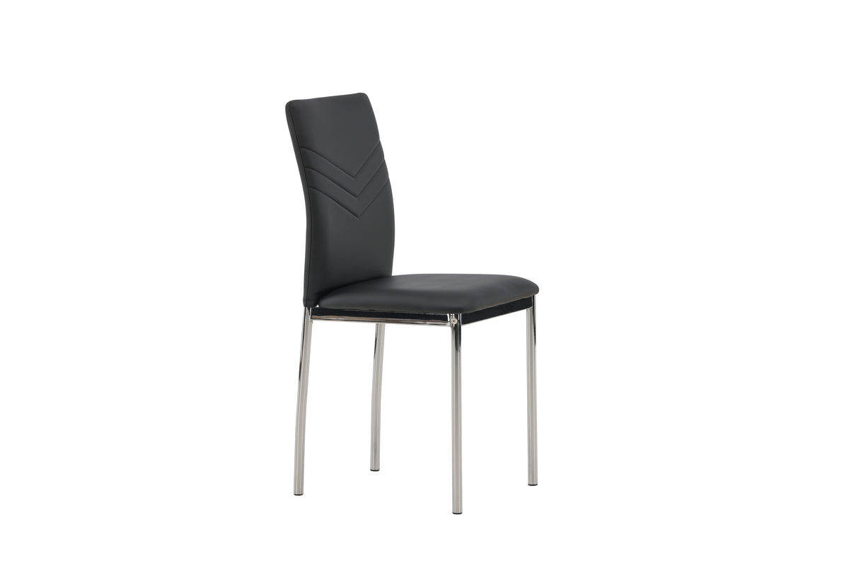 Lily Spisebordsstol 2-stk Sort