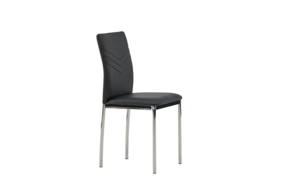 Lily Spisebordsstol 2-stk Sort