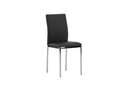 Lily Spisebordsstol 2-stk Sort