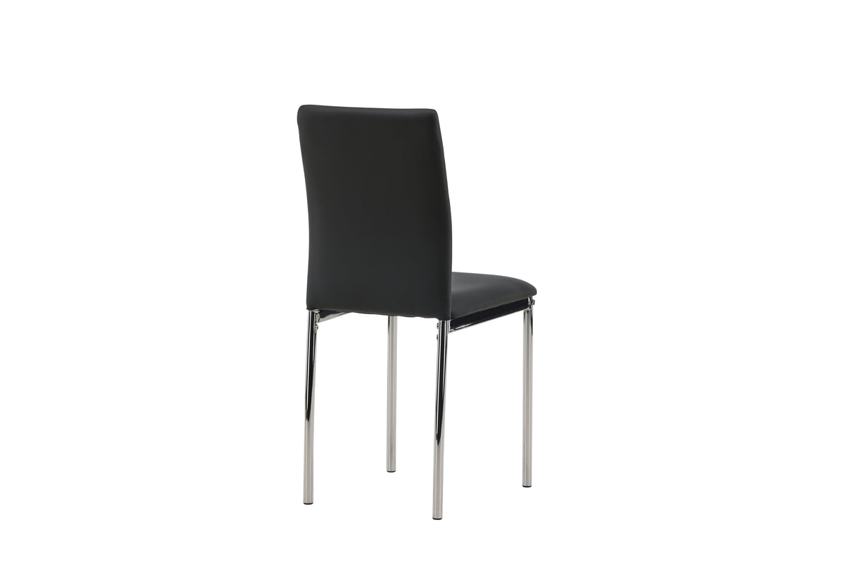 Lily Spisebordsstol 2-stk Sort