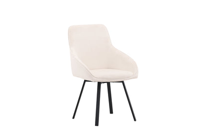 Rosie spisebordsstole - beige, sort - 2 stk. - billede 13