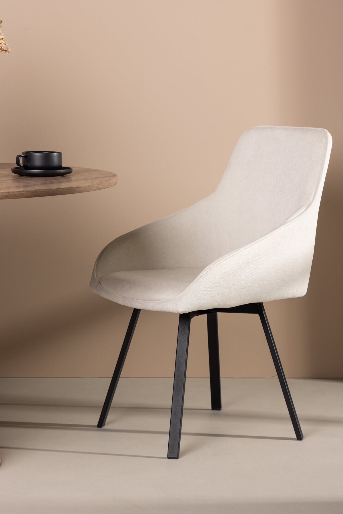 Rosie spisebordsstole - beige, sort - 2 stk. - billede 18