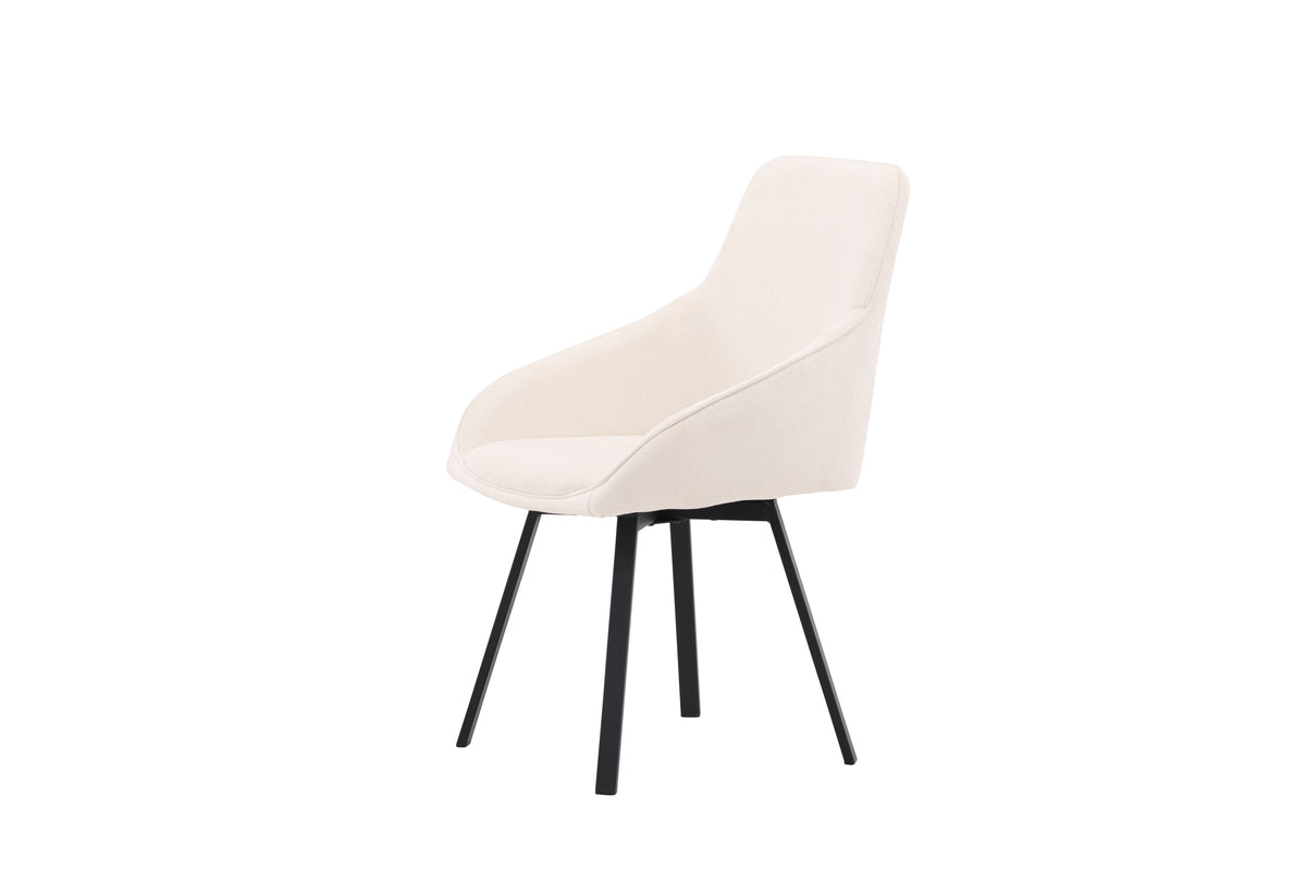 Rosie Spisebordsstol 2-stk Beige