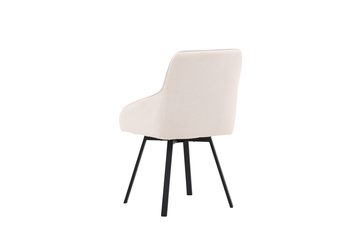 Rosie Spisebordsstol 2-stk Beige