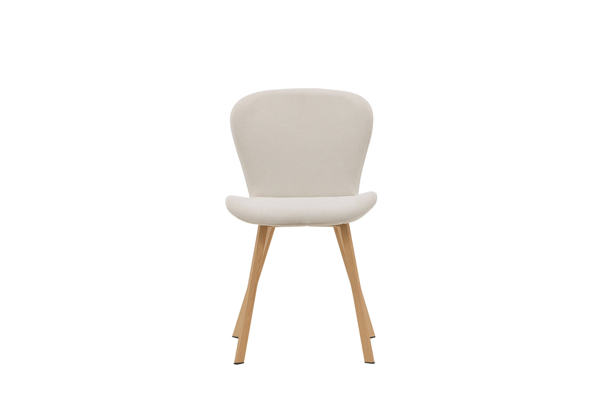 Lilja spisebordsstole - beige, natur - 2 stk. - billede 1