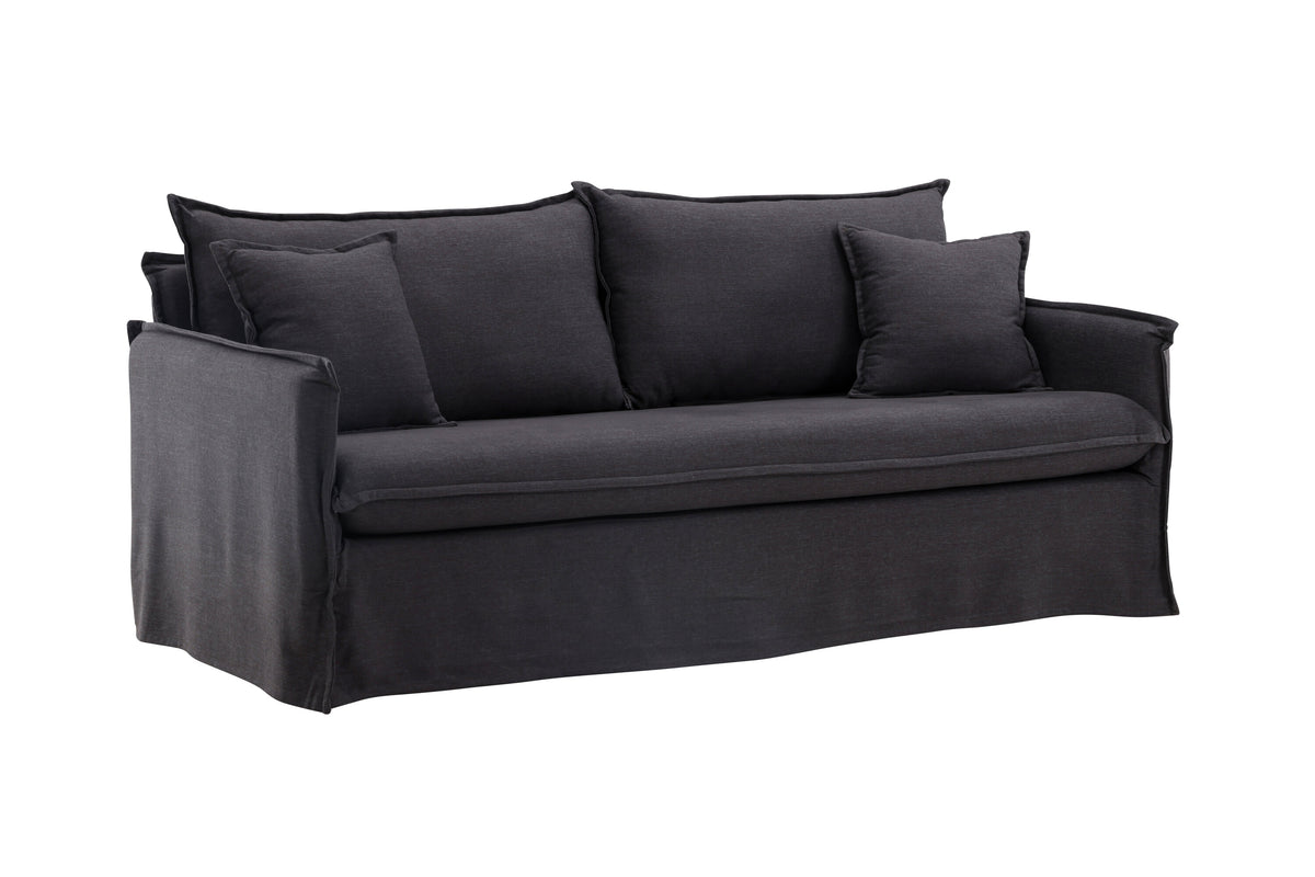 Nova 3-personers sofa - sort - billede 12