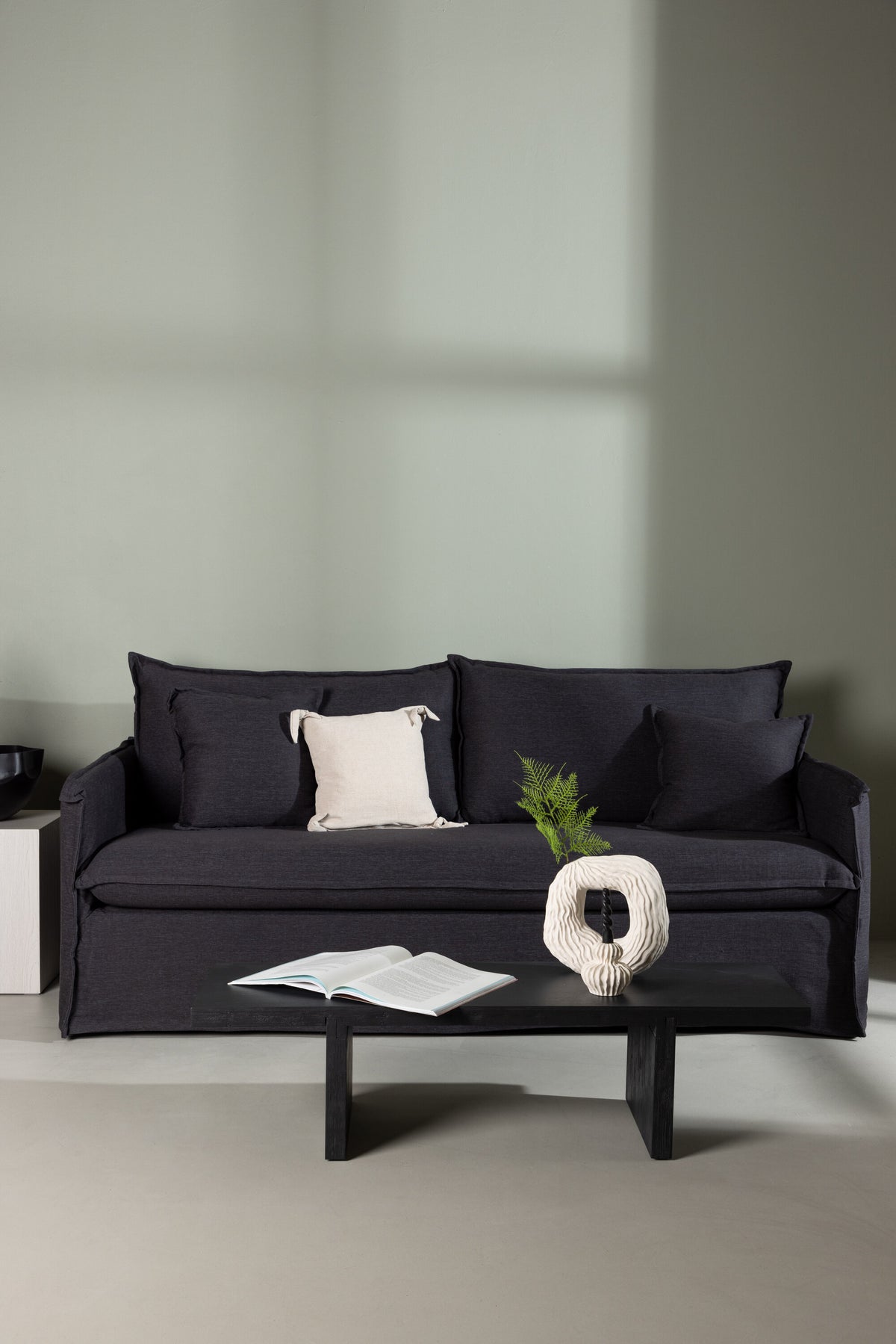 Nova 3-personers sofa - sort - billede 16